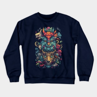 Zoomorphic Beasts - Wolverines Crewneck Sweatshirt